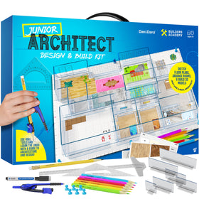 Dan&Darci architecture kit magnetic grid base enables quick 3D model assembly