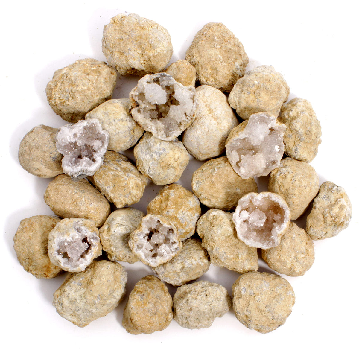 Dancing Bear geodes unboxing experience promises crystal surprises and curiosity.