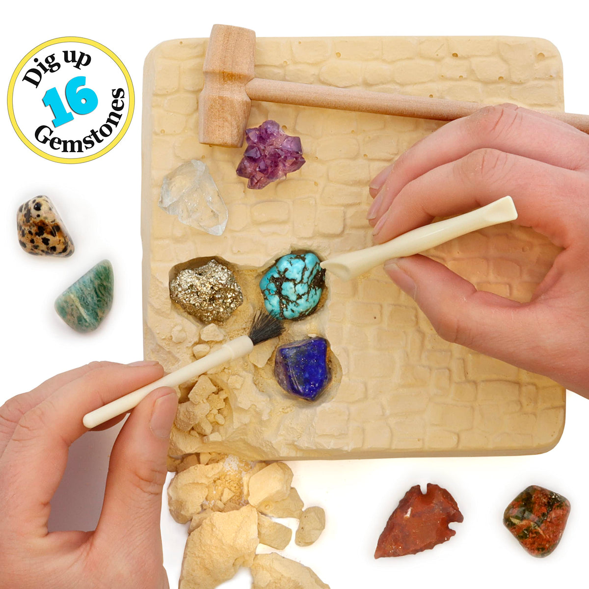 DANCING BEAR lapis lazuli sample inspires rich color learning and storytelling
