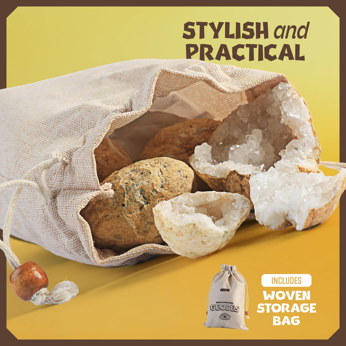 Dan&Darci Break Your Own Geodes learning guide supports beginner geology exploration.