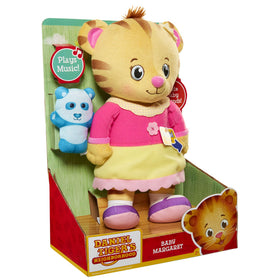 Pandy the stuffed friend included for paired pretend play with Margaret