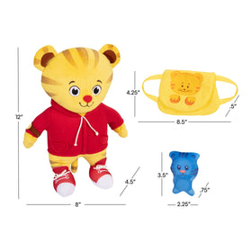 Daniel Tiger's Neighborhood backpack features a storage compartment for treasures.