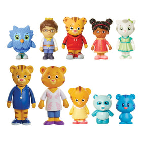 Daniel Tiger figure from Daniel Tiger's Neighborhood, perfect for imaginative play.