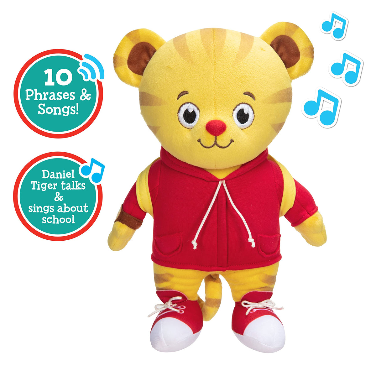 Daniel Tiger's Neighborhood pillow Tigey plush adds cuddle value.