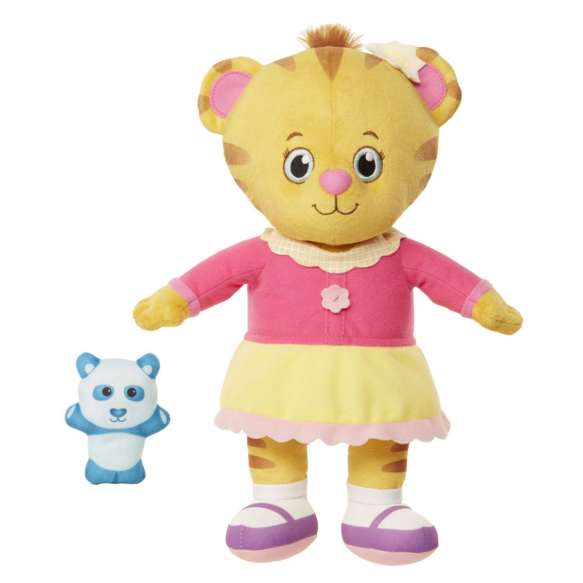 Daniel Tiger's Neighborhood Baby Margaret plush close-up shows soft fabric for hugs