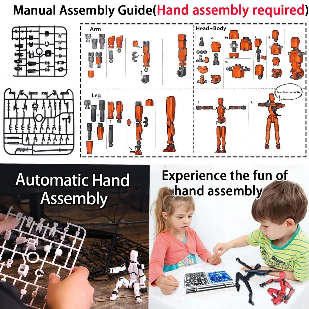 DANONI Titan13 hand shapes and four weapons for versatile poses.