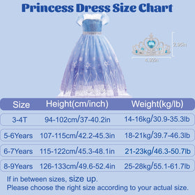 Danvren princess dress perfect for birthday, cosplay, or holiday gift ideas