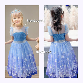 Danvren tulle shoulders with sequins sparkle for glamorous look