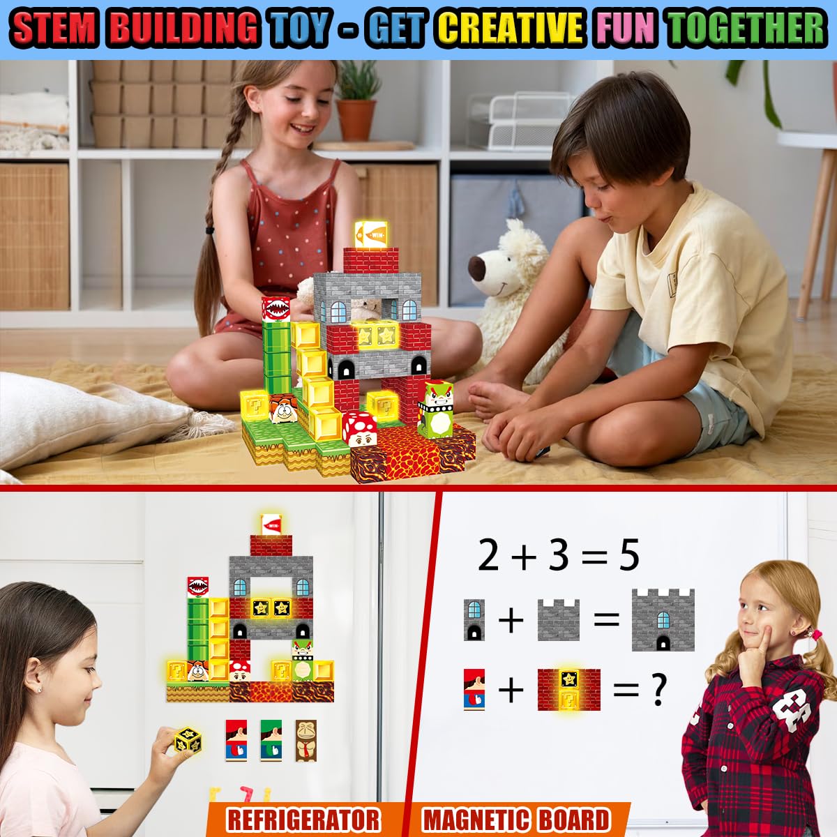 Daoyehsy durable magnets keep structures stable during play
