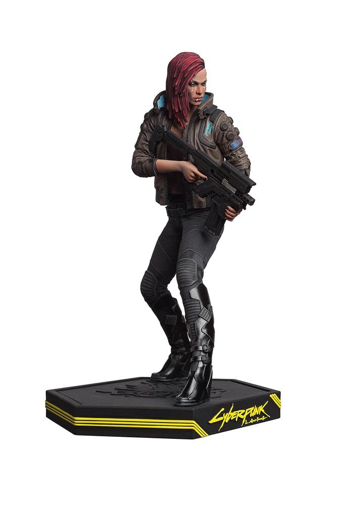 Dark Horse Comics Samurai emblem base supports the V-Female figure during display.