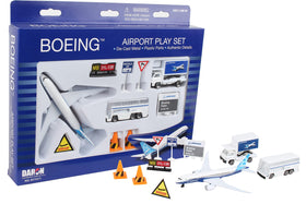 Daron Boeing 787 die-cast jet for realistic pretend play and durable construction.