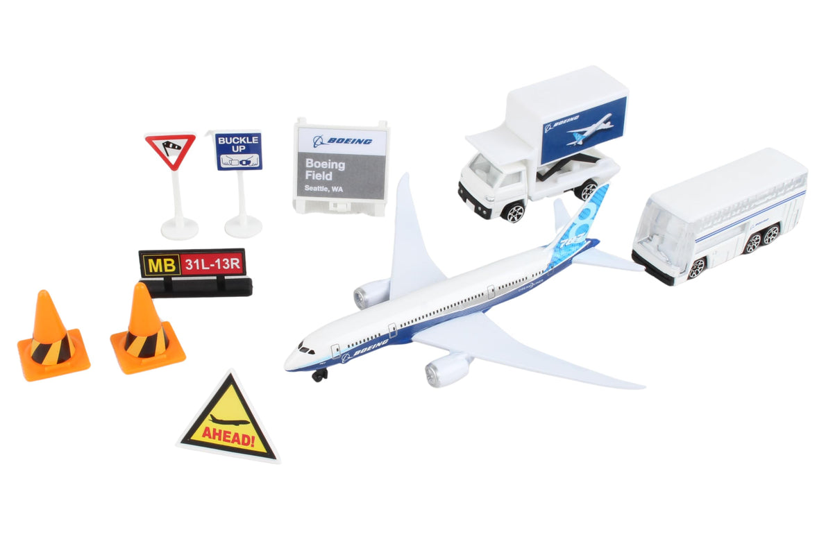 Daron airport playset die-cast planes endure active play and spark aviation curiosity.