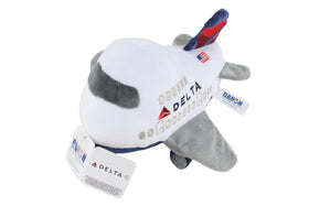 Daron Delta plush toy closeup fabric highlights velvety texture for gentle hugs.