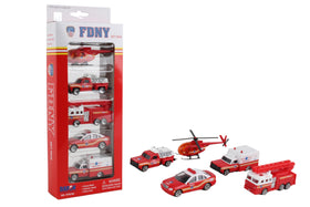 Daron FDNY vehicle set helicopter, durable die-cast build for safe, imaginative play.
