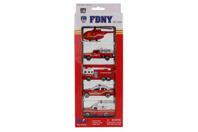 Daron FDNY ladder truck, authentic detail for realistic firefighting role play.