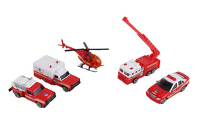 Daron FDNY vehicle set plastic parts, light-weight pieces for easy handling.