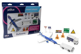 Daron JetBlue Balloon A321 die-cast airplane for realistic airport play.