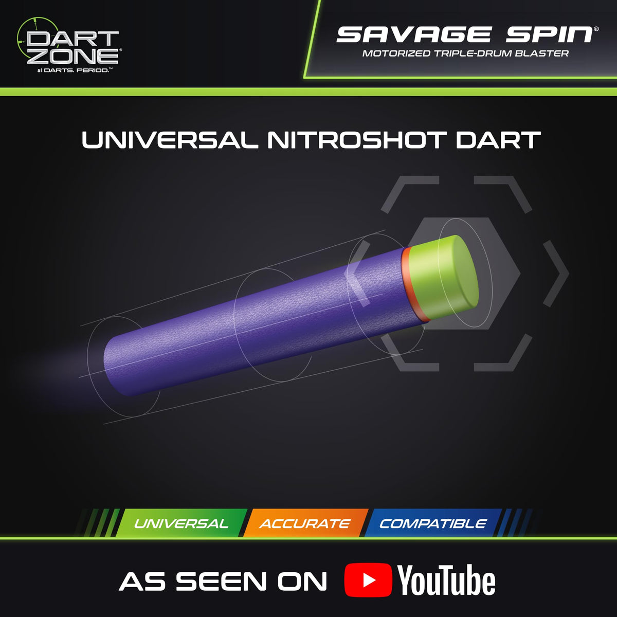 Savage Spin rev-trigger action powering flywheels for rapid shots.
