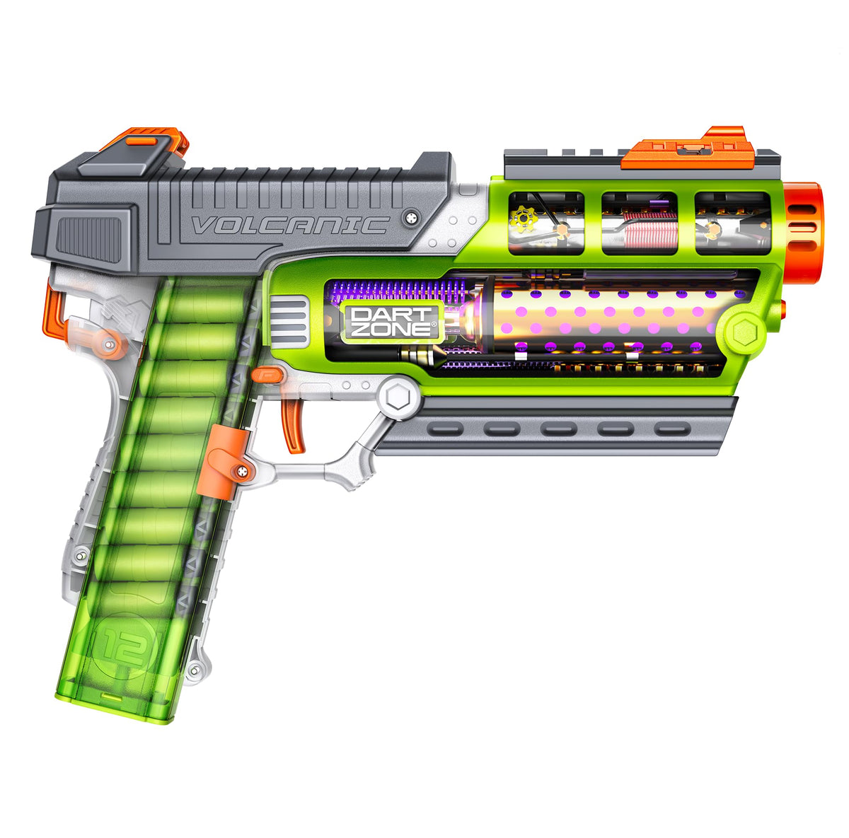DART ZONE Volcanic Pro BCAR booster detachable for precision or rapid-fire