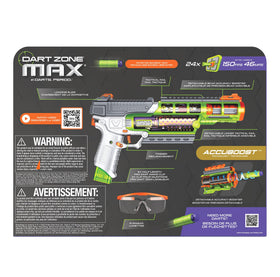 DART ZONE Volcanic Pro two 12-round magazines for uninterrupted battles