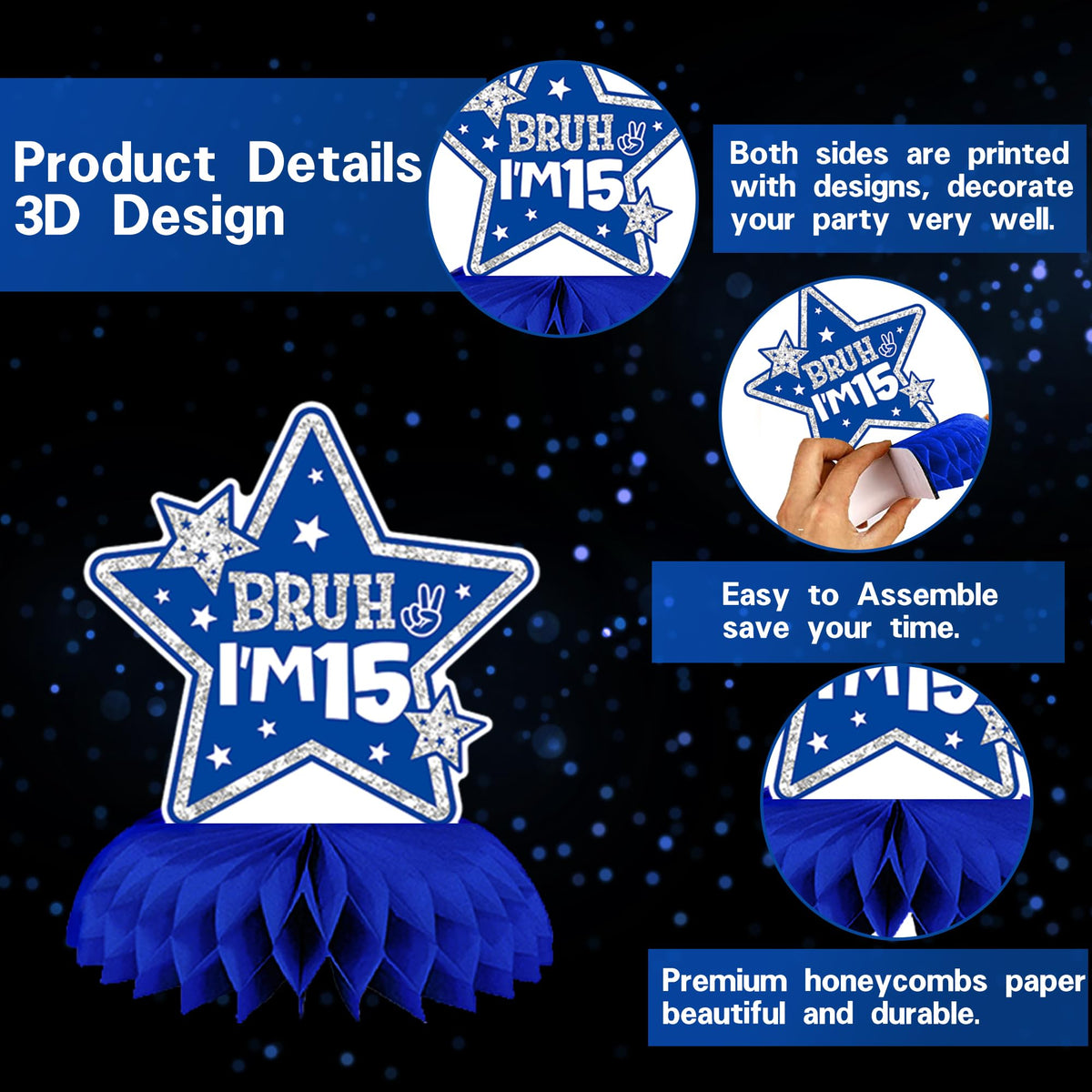 DARUNAXY blue-silver latex balloons for vibrant color and texture