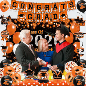 DARUNAXY congrat grad glitter banner adds sparkle for photos