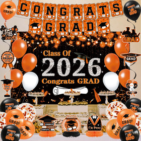 DARUNAXY ready-to-decor grad party set for easy setup