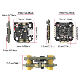 DashRC SpeedyBee F405 Mini barometer sensor, altitude awareness for stable flight.