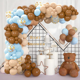 Datamoon We Can Bearly Wait bear backdrop ideal for photo moments.