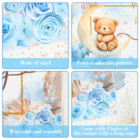 Datamoon We Can Bearly Wait gender reveal decor suits any party.