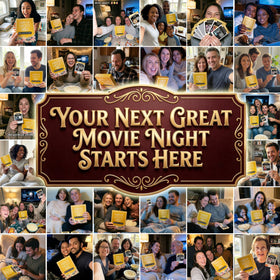 Date Night Brands Movie Night Box reveals cast, quotes, and streaming QR codes for guided viewing.