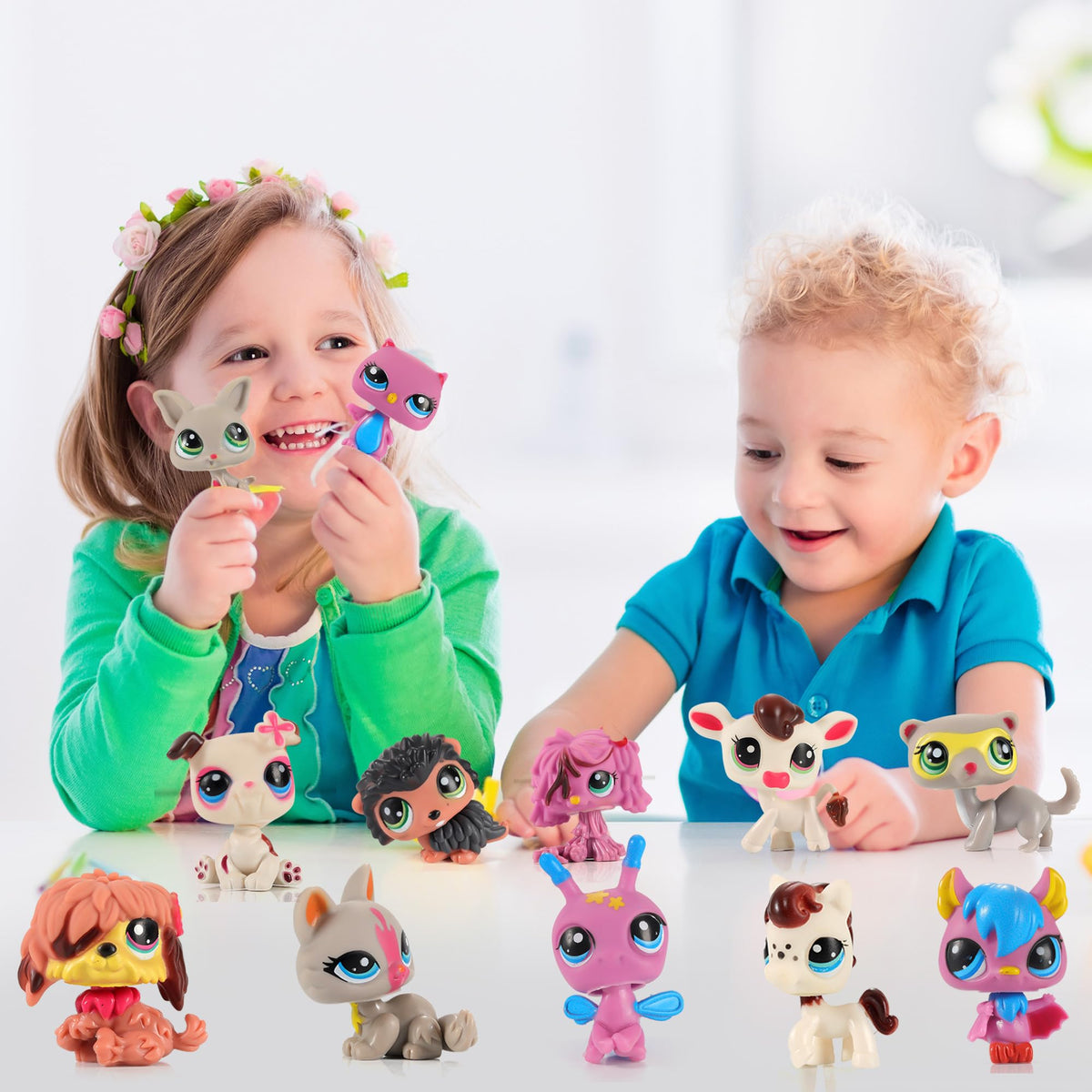 Daughe cute animal LPS collection ideal for display and swapping