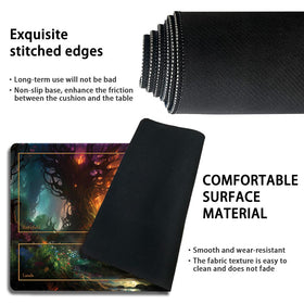 DAUXID 24x14 inch playmat for cards, dice, and tokens on any table
