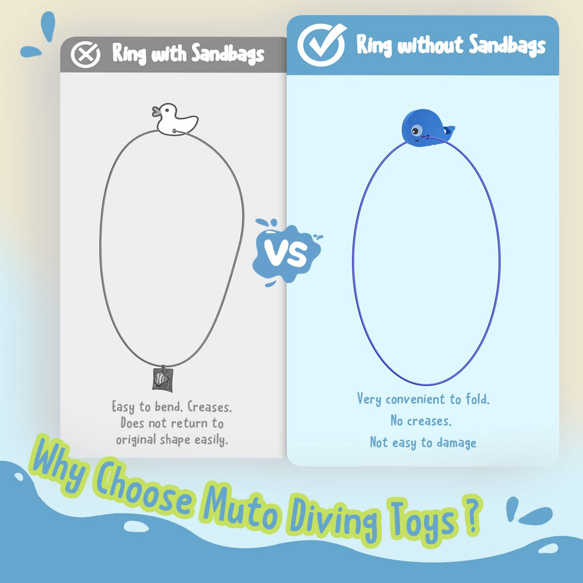 DAUXONE torpedo dive toys for fast, exciting play