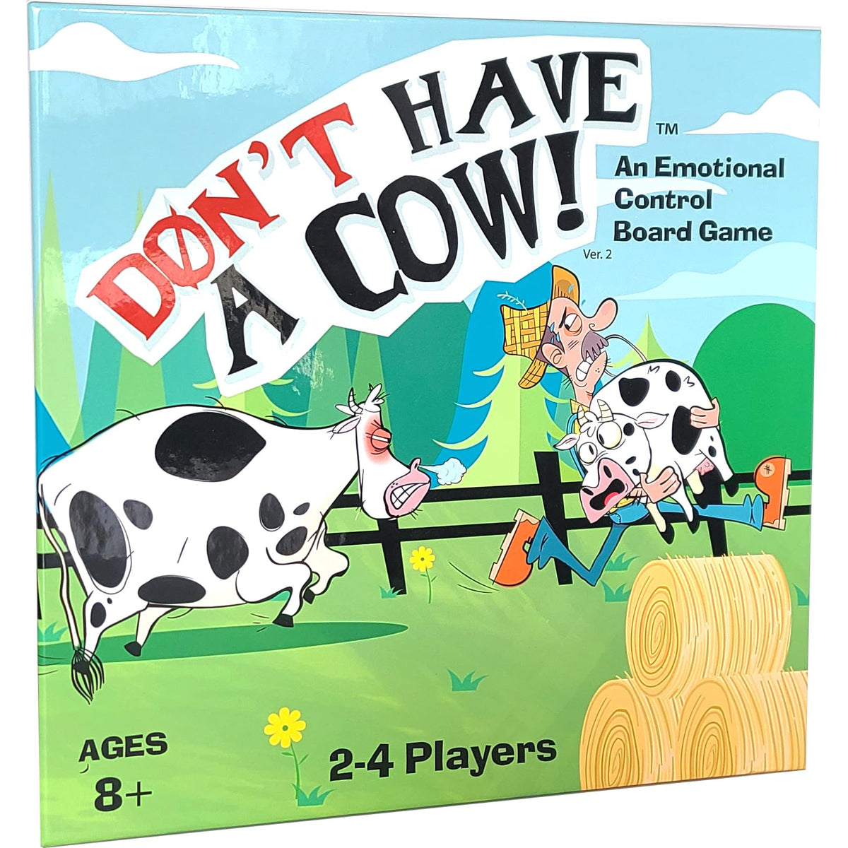 da Vinci's Room Don't Have a Cow board game layout guiding kids through ABCD steps for emotion awareness