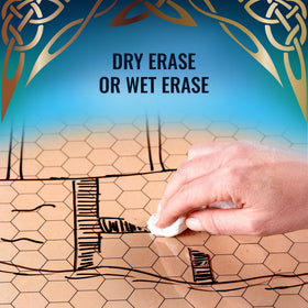 da Vinci's Room dry erase or wet erase compatibility for on-the-go edits