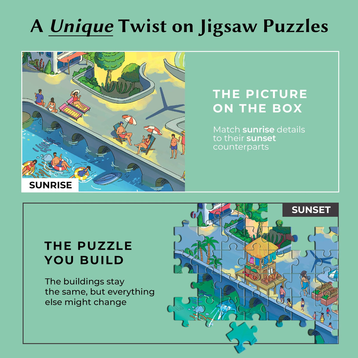 Da Vinci's Room Time Warp puzzle hides a sunset mood shift, inviting immersive viewing.
