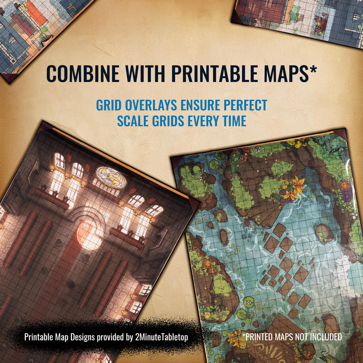 da Vinci's Room neoprene play surface doubles as a regular game mat
