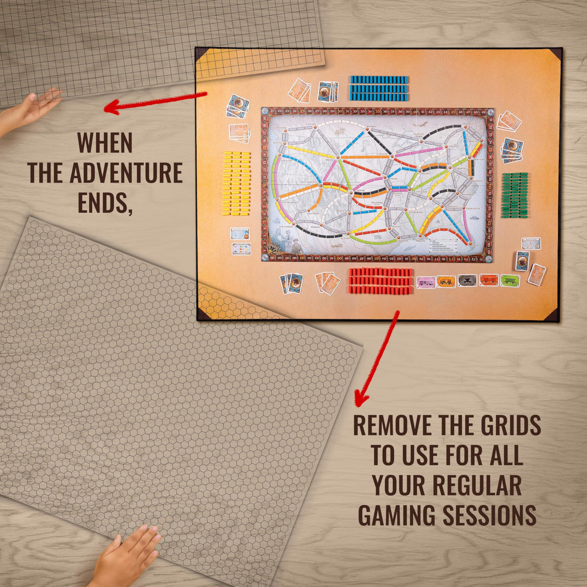 da Vinci's Room portable surface ideal for on-the-go sessions.