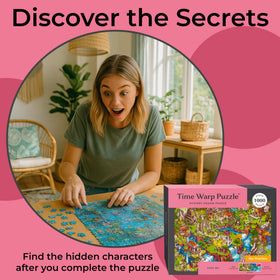 Da Vinci's Room Time Warp 1000-piece pack—great for focused, immersive solving