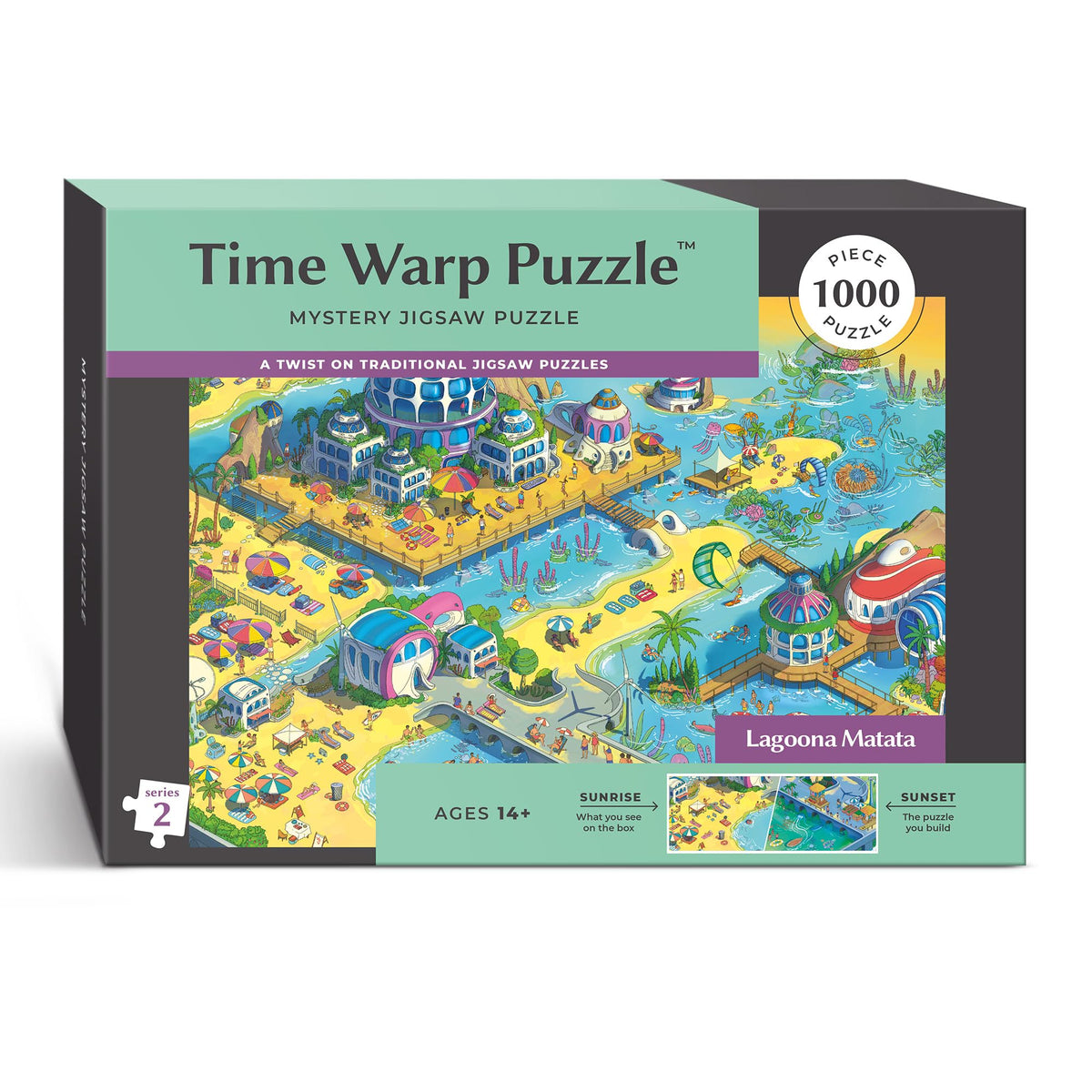 Da Vinci's Room Time Warp sunrise to sunset reveal during assembly, a relaxing activity.