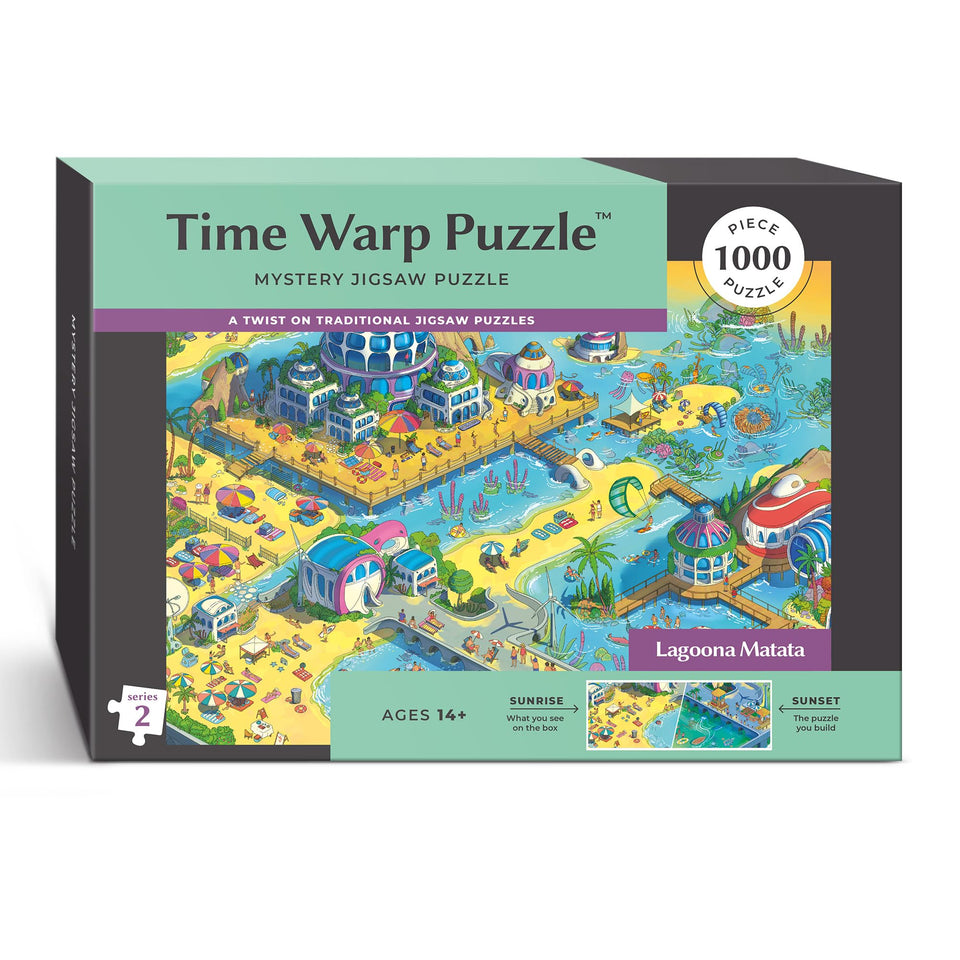 Da Vinci's Room Time Warp sunrise to sunset reveal during assembly, a relaxing activity.
