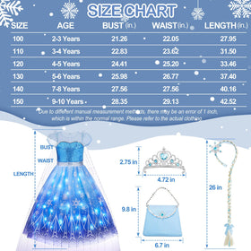 Davvew braids and bag enhance the complete princess look