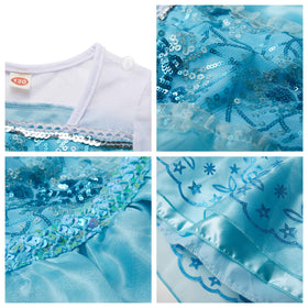 Davvew Princess Dress Easy-to-clean design helps busy families.