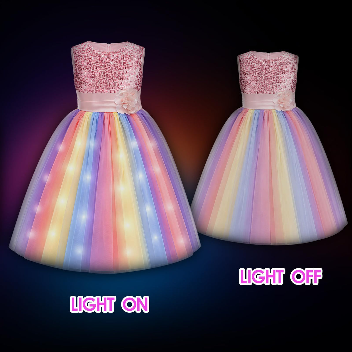 Davvew soft sequined bodice for comfortable wear