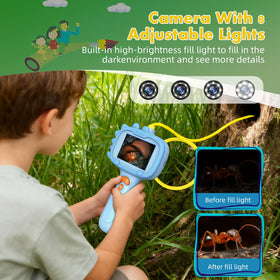 1080p live feed from the Daxiongmao endoscope supports outdoor STEM learning.