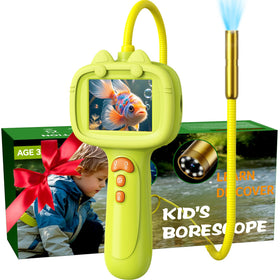 Daxiongmao borescope with 2.6ft flexible tube for kids' exploration