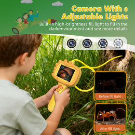 Daxiongmao borescope with LED light for clear viewing in dim spaces