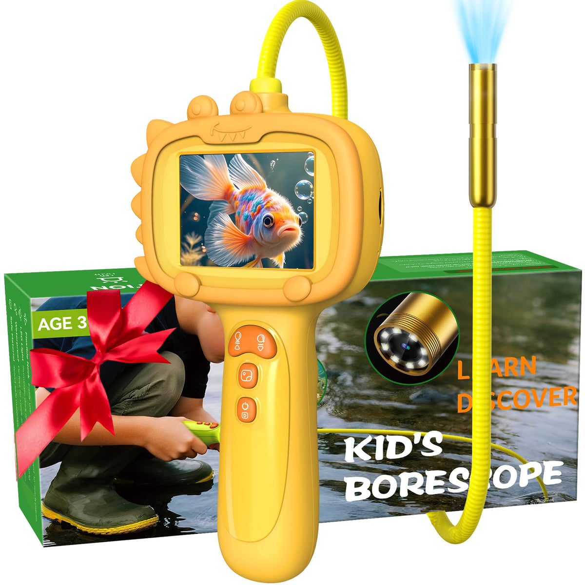 Daxiongmao borescope kid live-view 1080p camera for real-time exploration