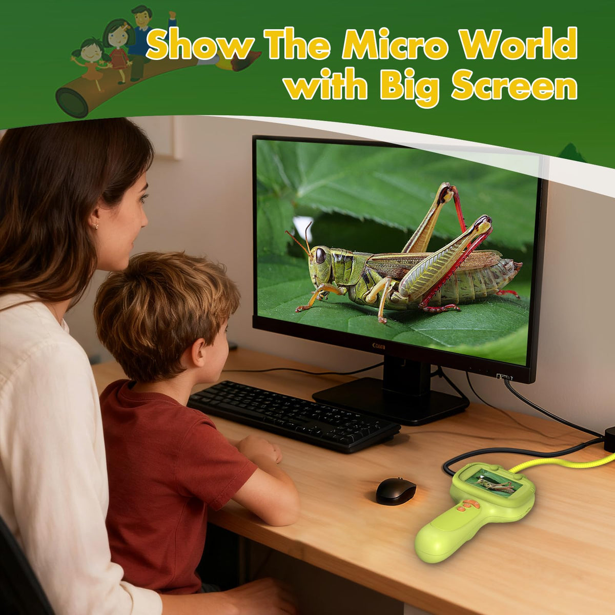 Daxiongmao borescope lets you observe squirrel nests up close